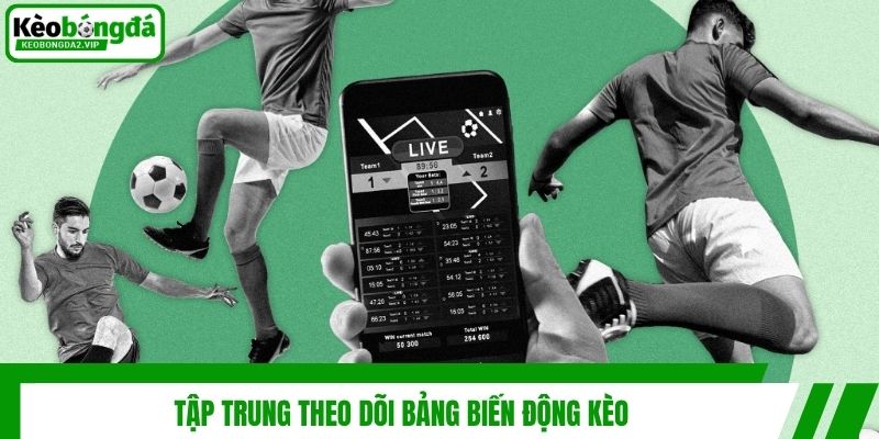 Tập trung theo dõi bảng biến động kèo